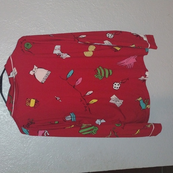 Victoria's Secret Red Pajama Top - Picture 5 of 5